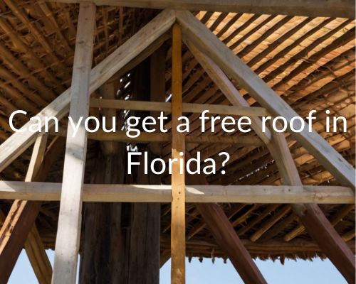 a roof structure of a home in Florida