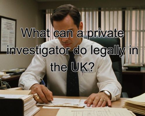 a PI in his office in UK