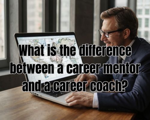 a career coach showing a map for networking
