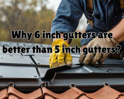 a contractor doing guttering sizing