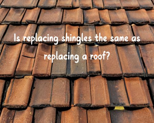shingle roof for replacement